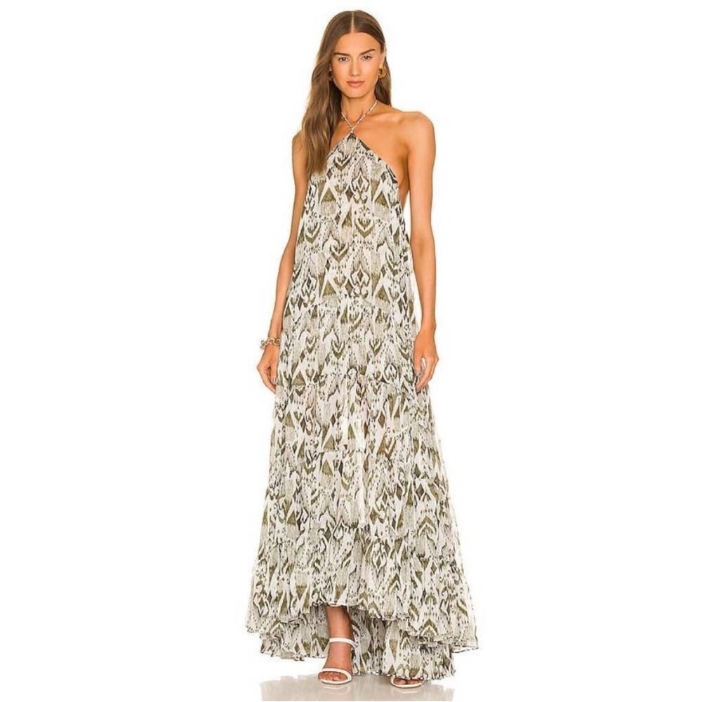 NWT REVOLVE x Misa Los Angeles Andromeda Dress In Spring Ikat
